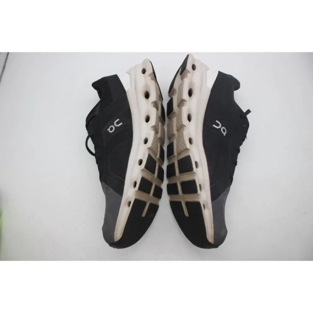 On Cloud Cloudrunner Men's Size 11.5 Black White Gray Running Shoes_7